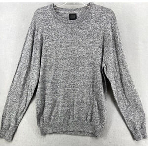 14th Union Sweater‎ Mens S Gray Cashmere Cotton Pullover Solid Crewneck NEW